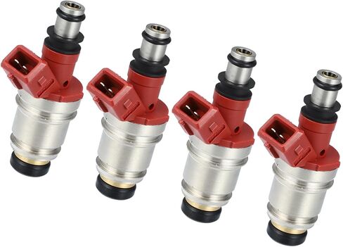 ACROPIX Set of 4 Fuel Injectors 16600-86G00 for Nissan Pickup D21 2.4L I4 1990-1995 Car Parts in Saudi Arabia