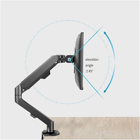 17-34 inch desktop gas spring monitor stand M5(M5 Gray) in Saudi Arabia