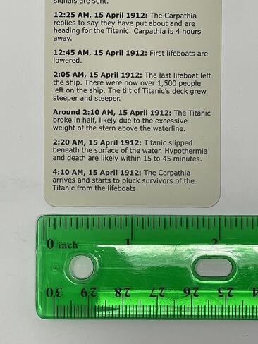 Titanic Bookmark Ticket Boarding Pass Merchandise RMS Titanic Gifts Memorabilia 5 Pack in Saudi Arabia
