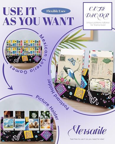 2 Pack of Bingo Card Holder for Pull Tabs Gambling Tickets Bingo Stuff Supplies for Adults Seniors Playing Card Holders for Canasta Poker Bridge Card Games Prizes Gifts for Card Game Lovers Players in Kuwait