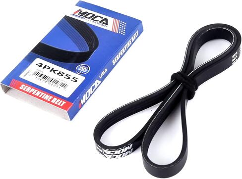 MOCA 4PK855 EPDM Serpentine Belt fits for Hyundai 2001-2011 Elantra 2.0L, 2003-2008 Tiburon 2.0L for Kia 2010-2011 Soul 2.0L, for Subaru 2007-2008 Forester 2.5L, for Volkswagen 2004-2005 Passat 2.0L in Saudi Arabia