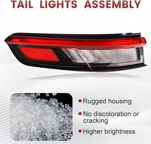 LED Tail Lights Outer Assembly Compatible with 2021 2022 2023 2024 Jeep Grand Cherokee L OE Style Left Driver Side Rear Light Taillights Replacement for 68421133AD in Saudi Arabia
