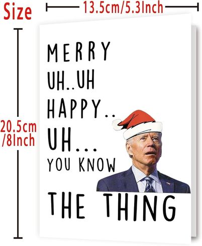 YiKaLus Happy Christmas birthday Card for Anyone, Merry Xmas Birthday Card with Envelope, Funny December Bday Gift Ideas for Women Men in Saudi Arabia
