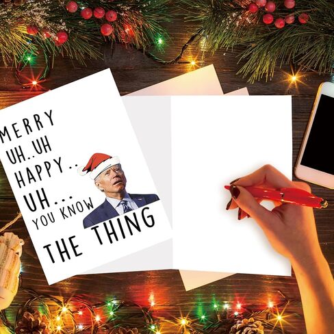 YiKaLus Happy Christmas birthday Card for Anyone, Merry Xmas Birthday Card with Envelope, Funny December Bday Gift Ideas for Women Men in Saudi Arabia