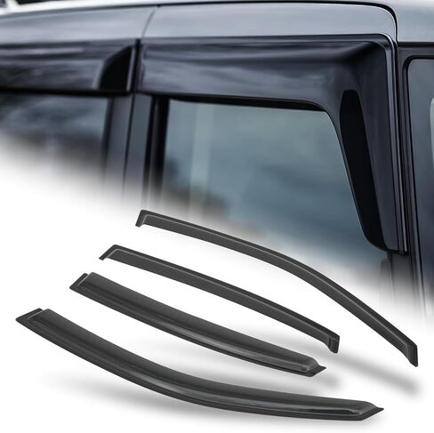 M-AUTO Rain Guards for Car Windows Compatible with 95-05 Chevy Blazer/S10, 95-01 GMC Jimmy, 94-03 GMC Sonoma, Tape-On, 2 PCS in Saudi Arabia
