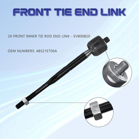 8pcs Suspension Kit Front Left Right Lower Control Arm w/Ball Joint Front Tie Rod Sway Bar End Link Assembly Replacement for 2007-2012 NISSAN SENTRA -K620373 K750096 ES800574 EV800820 in Saudi Arabia