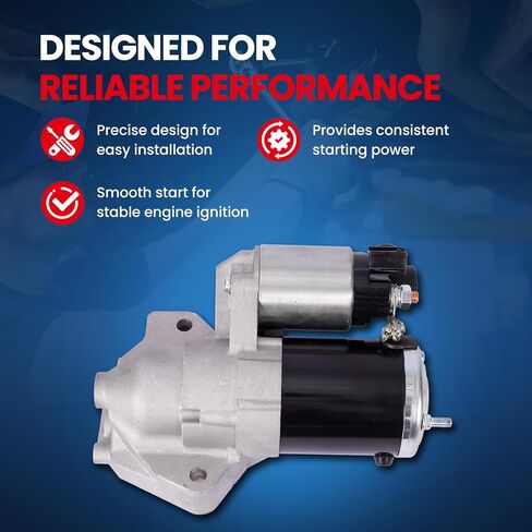MOCA Starter Motor Fits 2007 for Honda Odyssey V6 3.5L, 2008-2010 for Honda Odyssey V6 3.5L w/o Variable Cylinder Management Engine in Saudi Arabia