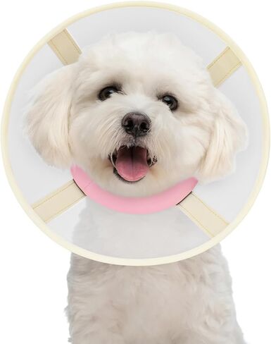 Cat Cone Collar Soft, Breathable Cat Cone Alternative After Surgery, Adjustable Cat Recovery Collar Water Resistant Cat Neck E Collar for Cats Kittens to Stop Licking(Grey,L) in Saudi Arabia