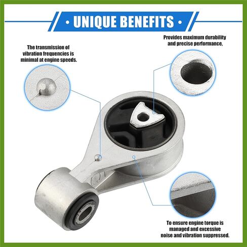 Engine Mount Bracket Compatible for Nissan Rogue 2008-2013, Anti Deform Metal Silver Tone No.11350JY20A Mount Bracket Vehicle Components in Saudi Arabia