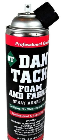 Dantack 2012 Professional Foam & Fabric Glue Adhesive Spray 12 oz Can in Saudi Arabia