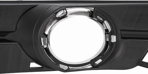KUAFU Fog Light Bezel Compatible with 2010-2016 Cadillac SRX Bumper Driving Fog Lamps Cover L&R Side Black & Silvery Color Replacement for 25778388 25778389 GM1038125 GM1039125 in Saudi Arabia