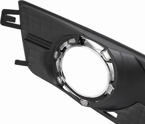 KUAFU Fog Light Bezel Compatible with 2010-2016 Cadillac SRX Bumper Driving Fog Lamps Cover L&R Side Black & Silvery Color Replacement for 25778388 25778389 GM1038125 GM1039125 in Saudi Arabia