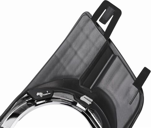 KUAFU Fog Light Bezel Compatible with 2010-2016 Cadillac SRX Bumper Driving Fog Lamps Cover L&R Side Black & Silvery Color Replacement for 25778388 25778389 GM1038125 GM1039125 in Saudi Arabia
