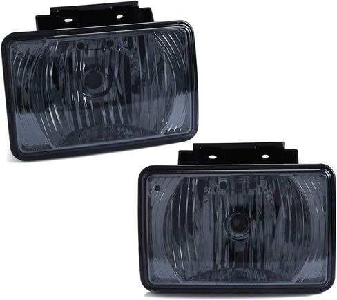 G-PLUS Clear Lens Front Bumper Fog Lights Assembly Compatible With Chevy Colorado/GMC Canyon | 06-08 Isuzu i-Series Clear Driving Fog Lamp Replacement Pair Left+Right in Saudi Arabia