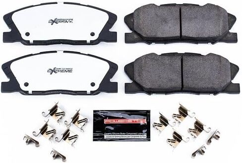 Power Stop Z26-1767 Z26 Front Carbon-Fiber Ceramic Brake Pads For Dodge Charger 2014-2023 [Model Specific] in Kuwait