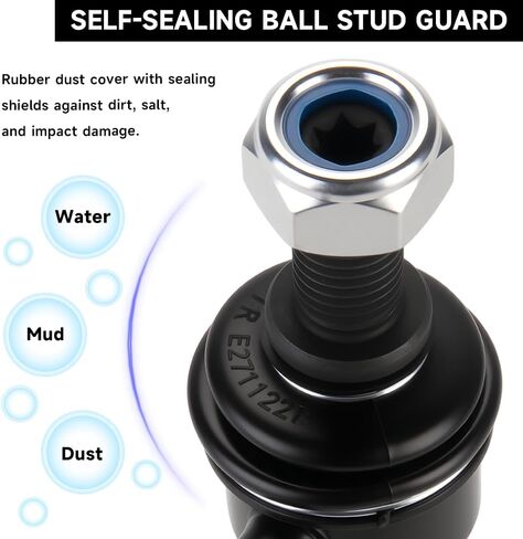 Front Stabilizer Bar Link Kit (2-Pack) - Sway Bar Links for Fiat 500X 2016-2019 & for Jeep Compass 2017-2022 OE# K90344 K750795 in Saudi Arabia