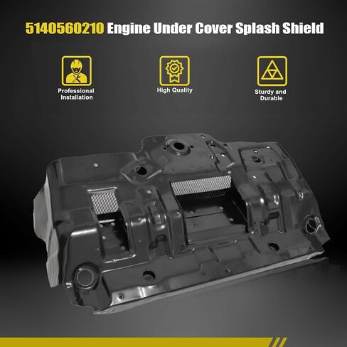 SecosAutoparts Under Cover Skid Plate Engine Front Compatible with Toyota 4 Runner FJ Cruiser 2009-2023 Replace# 51405-60210, 5140560210 Engine Under Cover Splash Shield in Saudi Arabia