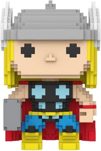 فانكو بوب! Marvel: 8-Bit - Thor - Marvel Comics - شخصية فينيل قابلة للتجميع - فكرة هدية - بضائع رسمية - ألعاب للأطفال والكبار - محبي الكتب المصورة in Kuwait