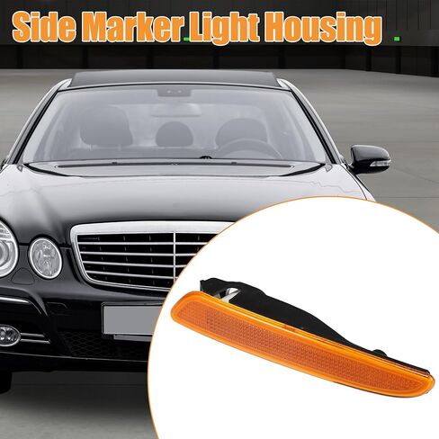 uxcell Car Markers Accessories Side Marker Light Housing Turn Signal Lamp Cover Assembly No.A2118200921 for Mercedes-Benz E320 2007-2009 in Saudi Arabia