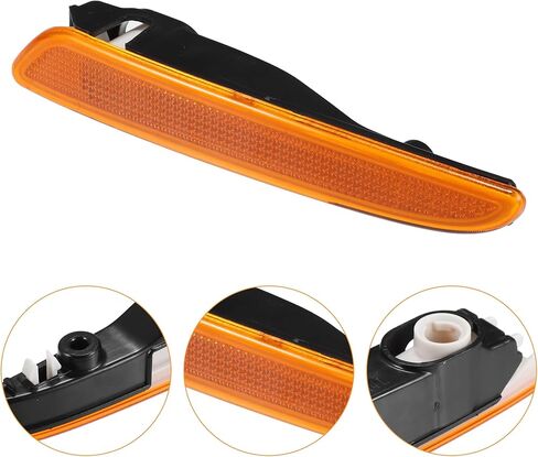 uxcell Car Markers Accessories Side Marker Light Housing Turn Signal Lamp Cover Assembly No.A2118200921 for Mercedes-Benz E320 2007-2009 in Saudi Arabia