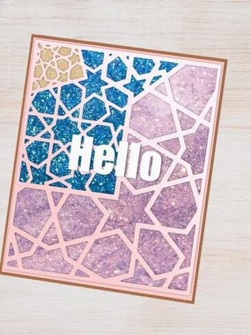 Geometry Background Die Cuts for Card Making, Irregular Stripe Background Cutting Dies Metal Template Molds, Geometry Frame Dies for Crafting DIY Photo Album Embossing Scrapbooking Supplies in Saudi Arabia