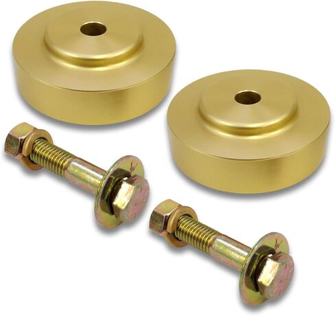 1" Lift Billet Aluminum Rear Coil Spring Spacer Set/Pair Compatible with Select 1958-1966 GM A-Body & B-Body Passenger Cars - MADE IN USA in Saudi Arabia