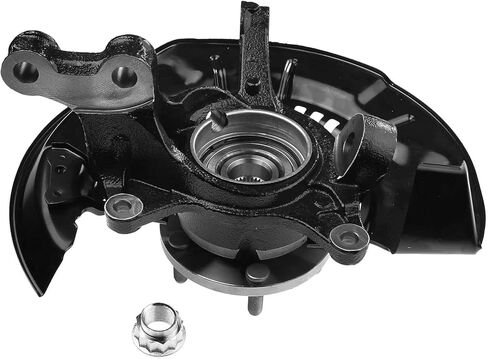 Front Right Passenger Side Steering Knuckle Wheel Hub Bearing Assembly 5 Lugs with ABS Fits Highlander FWD 2008-2017 RX350 2010-2015 RX450h 2010-2015 698-432 698432 in Saudi Arabia