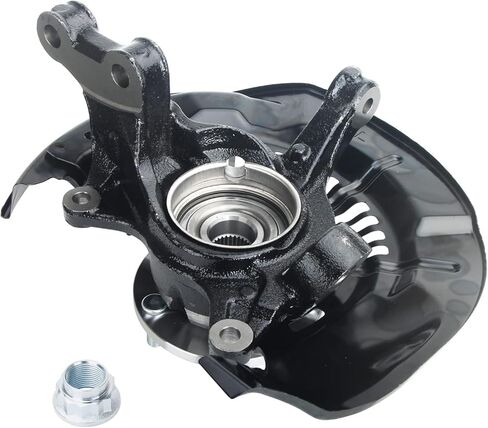 Front Right Passenger Side Steering Knuckle Wheel Hub Bearing Assembly 5 Lugs with ABS Fits Highlander FWD 2008-2017 RX350 2010-2015 RX450h 2010-2015 698-432 698432 in Saudi Arabia