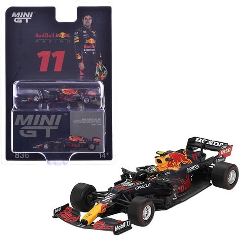 Diecast Model Car Compatible with Mini GT 1:64 Red Bull RB16B #11 Sergio Pérez 2021 Azerbaijan Grand Prix Winner Limited Edition MGT00836 in Saudi Arabia