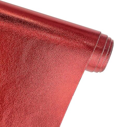 ONEART | Metallic Gold Soft Faux Leather Fabric, 0.9 mm Lambskin Synthetic Pleather for Handbag Wallets Hair Bows Crafts in Saudi Arabia