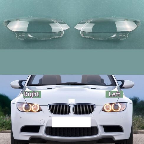 Compatible With B-MW 3 Series E92 E93 2006-2009 Headlight Shell Cover Lens - Transparent Plexiglass Headlamp Protection(1 Right) in Saudi Arabia