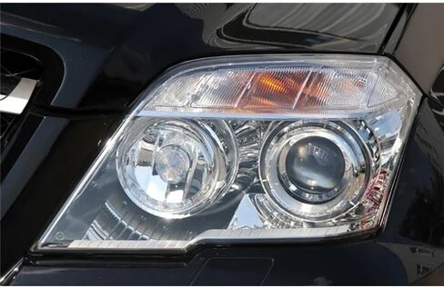 غطاء مصباح أمامي شفاف متوافق مع Benz GLK GLK300/350 X204 (2008-2012) - غطاء عدسة مطلي بالأشعة فوق البنفسجية (يسار قطعة واحدة) in Kuwait