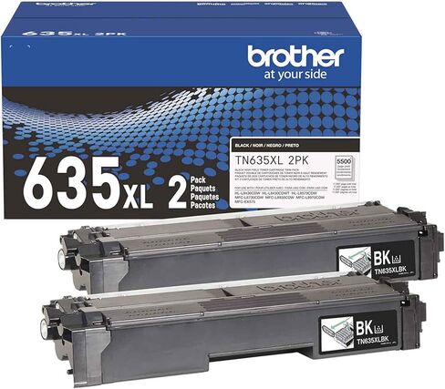 Brother Genuine TN635C, TN635M, TN635Y Standard Yield Cyan/Magenta/Yellow Toner Cartridges, TN635 3 Pack in Saudi Arabia