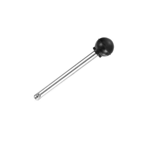uxcell 10mmx105mm Quick Release Pins, Detent Pins with Round Knob, Chrome-Plated Carbon Steel Marine Hardware for Marine Mountain Seat, Ship Outfitting, Shipbuilding, Silver in Saudi Arabia