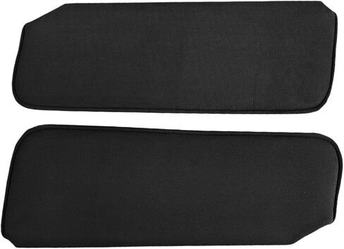 Sun Visor Pair, Replacement Light Grey Cloth Sun Visors Compatible with Chevy Suburban Silverado/with GMC C/K Pickup Truck 1988-1998, 38-2118-LG SV201-1808 15963109 in Saudi Arabia