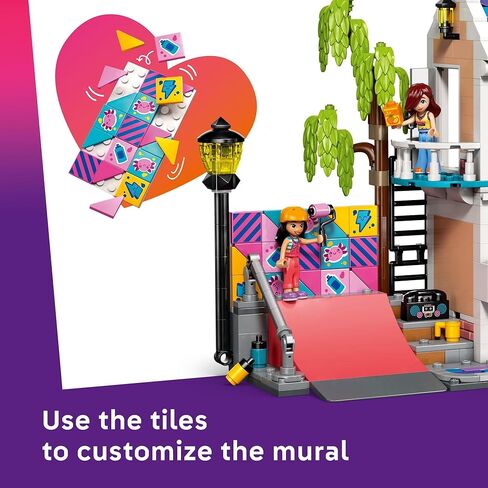 لعبة بناء منزل عائلة ليغو فريندز ليان للبنات والأولاد - مجموعة اللعب التظاهري للأطفال، للأعمار من 7 سنوات فما فوق - مع 4 دمى صغيرة، 2 لعبة للحيوانات الأليفة، وإكسسوارات بيت الدمية - فكرة هدية لأعياد الميلاد - 42687 in Saudi Arabia