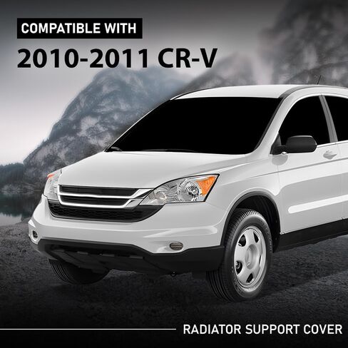 G-PLUS Radiator Support Cover Upper Compatible with Honda CRV 2010-2011 Black 71141SWA000, HO1224105 in Saudi Arabia