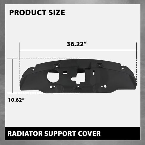 G-PLUS Radiator Support Cover Upper Compatible with Honda CRV 2010-2011 Black 71141SWA000, HO1224105 in Saudi Arabia