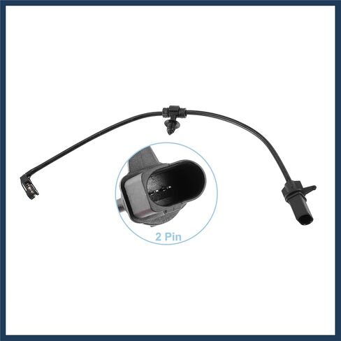 Rear Brake Pad Wear Indicator Sensor Fit for Audi Q5 A6 - Pack of 1 Black Stylish Design in Saudi Arabia