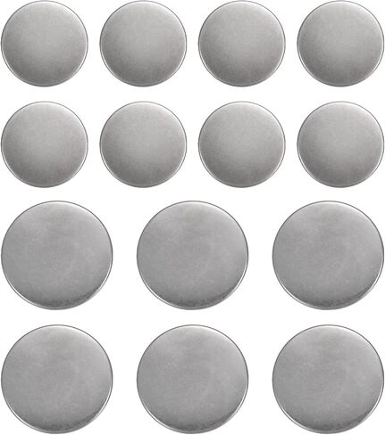 HARFINGTON 14pcs Metal Round Buttons 15mm/20mm Brass Sewing Craft Replacement Buttons for Blazer Suits Clothing Decoration DIY Accessories, Gold in Saudi Arabia
