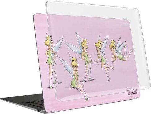 Skinit Laptop Case Plus Skin Compatible with MacBook Air 13in (2020) - Officially Licensed Disney Tinker Bell Water Color Art Poses Design in Saudi Arabia