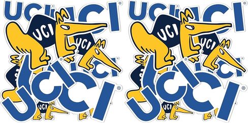 University of California Irvine Sticker Anteaters UCI Eaters Stickers Vinyl Decals Laptop Water Bottle Car Scrapbook T1 (Type 1-1) in Saudi Arabia