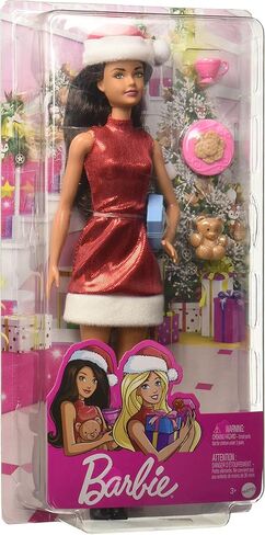 Barbie Santa Doll (Brunette Brown Hair) in Saudi Arabia