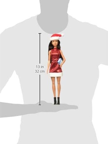 Barbie Santa Doll (Brunette Brown Hair) in Saudi Arabia