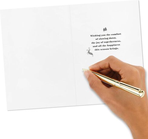 Hallmark Boxed Christmas Cards, Joy to the World (40 Cards and 40 Envelopes) Blue and Gold in Saudi Arabia