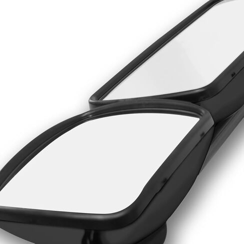 مرآة جانبية متوافقة مع مرآة Freightliner Columbia Century Mirror مرآة الباب السوداء الجانب الأيسر للسائق مناسبة لشاحنات Freightliner Century Columbia 1996-2010 in Kuwait