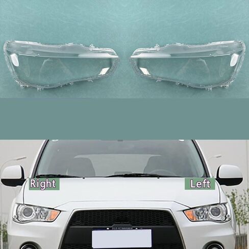 Compatible With m-itsubishi Outlander EX 2010-2012 Headlamp Cover - Transparent Plexiglass Headlight Shell Replacement(Left 1PCS) in Saudi Arabia