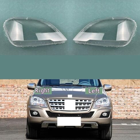 Compatible With Benz M-Class W164 Headlight Assembly - Clear Lens Auto Shell Cover ML300 ML350 ML450 ML500 (2010-2011)(Left) in Saudi Arabia