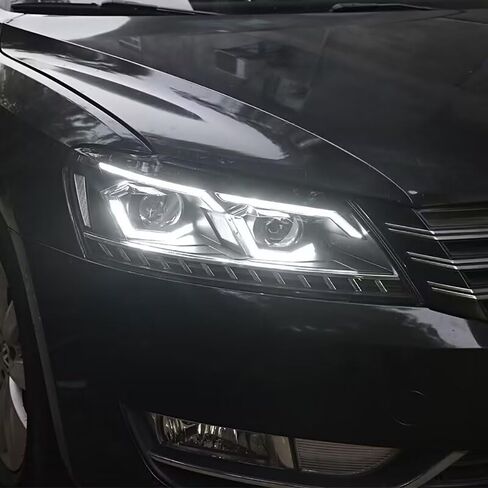 Compatible With Compatible With Passat B7 Headlamp Cover Shell - Transparent Lens Headlight Shade 2011-2015 Models(Right 1PCS) in Saudi Arabia
