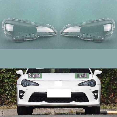 Compatible With 86 Headlight Cover 2017-2020 | Transparent Lampshade | Plexiglass Replacement Parts(1 Piar) in Saudi Arabia